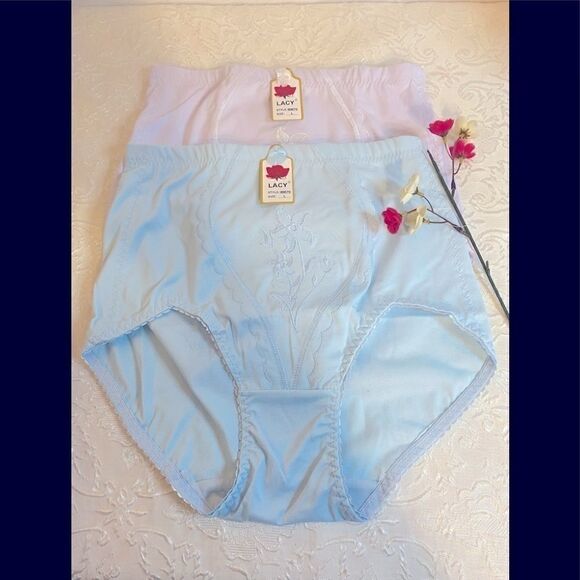 Lacy assorted embroidery design print Underwear L - Picture 1 of 16